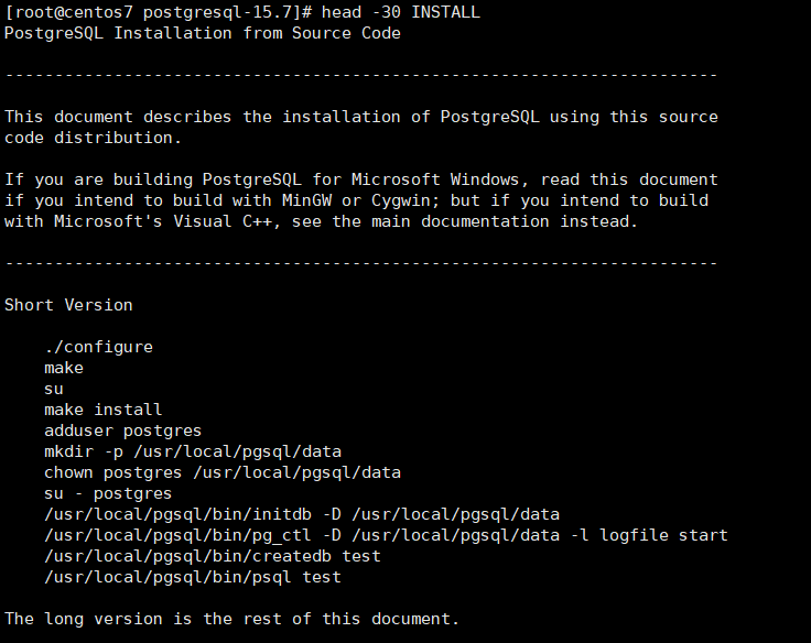 图片[3]-Centos7.9 通过源码编译安装 PostgreSQL 15.7 数据库-李佳程的个人主页