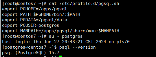 图片[5]-Centos7.9 通过源码编译安装 PostgreSQL 15.7 数据库-李佳程的个人主页