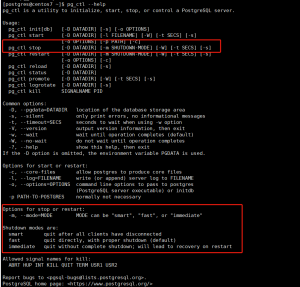 PostgreSQL 关闭数据库的三种方法-李佳程的个人主页