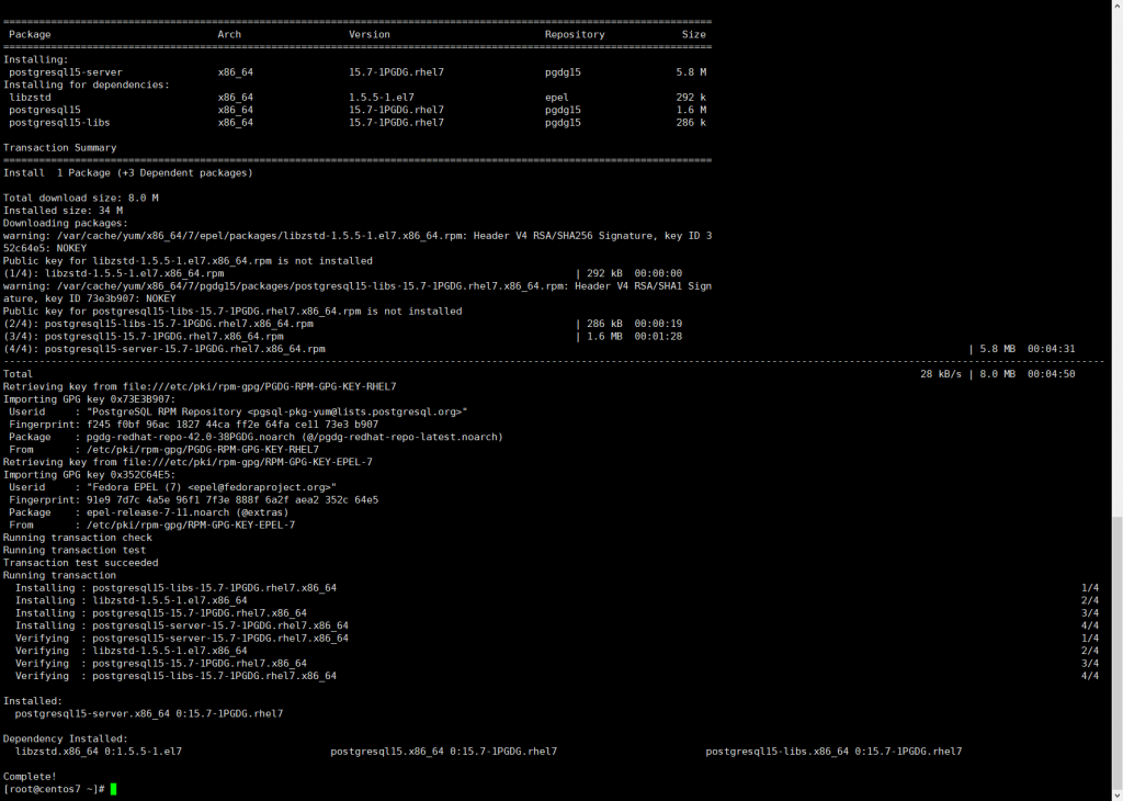 图片[7]-Centos7.9 通过官方源安装 PostgreSQL 数据库-李佳程的个人主页