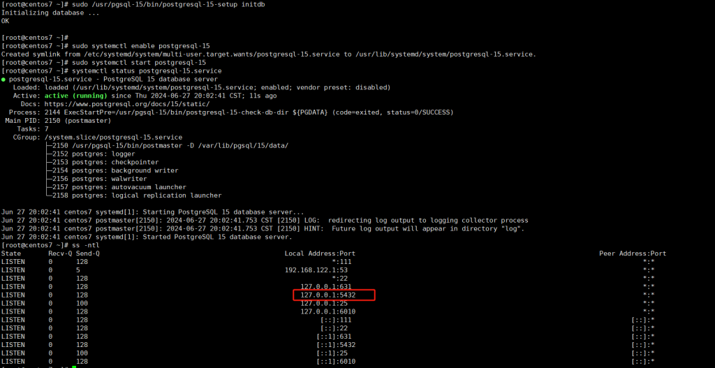 图片[8]-Centos7.9 通过官方源安装 PostgreSQL 数据库-李佳程的个人主页