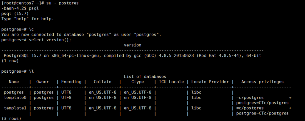 图片[9]-Centos7.9 通过官方源安装 PostgreSQL 数据库-李佳程的个人主页
